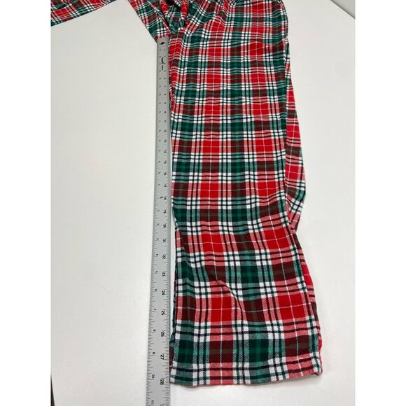 Jammies For Your Families Merry Bright Tree Top & Bottom Pajama‎ Set Green Red S - Picture 10 of 13